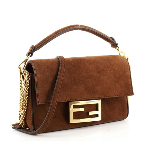 fendi pochettes|fendi suede baguette bag.